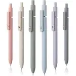 - Retractable Fine Point Gel Pens 6 Pack Morandi Barrels Fast Ink