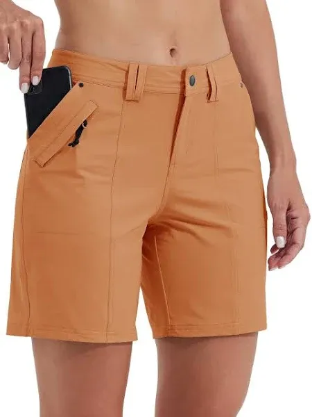 Willit Women's Quick Dry Golf Hiking Shorts with Pockets