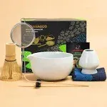 TEANAGOO Japanese Tea Set (7pcs) Matcha Whisk Set