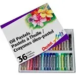 Oil Pastel Set with Carrying Case, 36-Color Set, Assorted, 36/Set