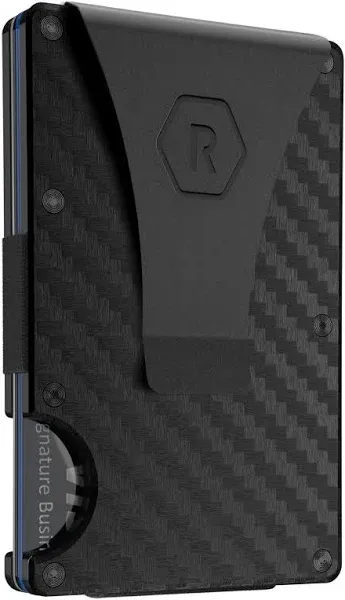 Ridge Men's Carbon Fiber 3K Money Clip Wallet