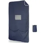 Blue Layover Travel Blanket - Packable & Insulated