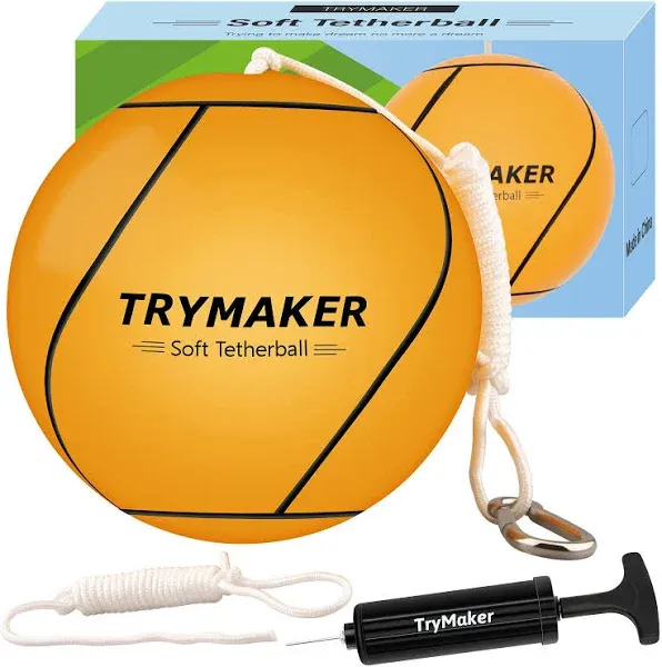 Trymaker Tether Balls and Rope Set for Kids