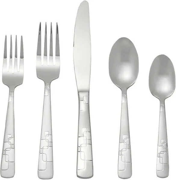 Oneida Quadratic 20-Piece Flatware Set