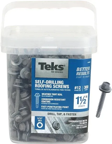 ITW Brands Series 12x 1-1/2 MTL Roof Screw