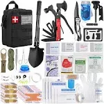 Abpir Survival Kit, 200 in 1, Gifts for Men Women Teenagers, Upgraded Survival First Aid Kit, Practical Tactical Gear Camping Tool Emergency Medical