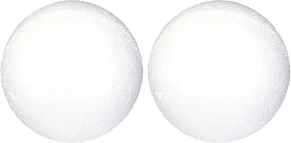 Juvale 2-Pack Foam Balls for Crafts