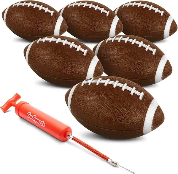 GoSports Xtreme Flight Footballs 6 Pack