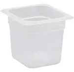 Cambro - 66PP190 - 1/6 Size 6 in Translucent Food Pan