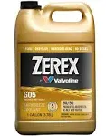 Zerex G-05 Antifreeze Coolant Ready to Use 1gal ZXG05RU1