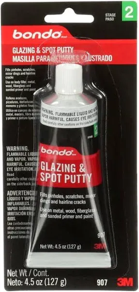 3M Bondo Glazing And Spot Putty