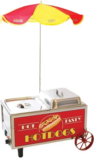 Winco 60072 Benchmark Hot Dog Mini Cart