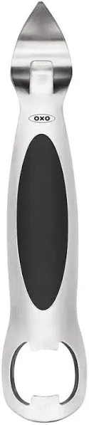 OXO Steel Bottle Opener Stainless Steel -Dishwasher Safe - Comfortable Grip NEW