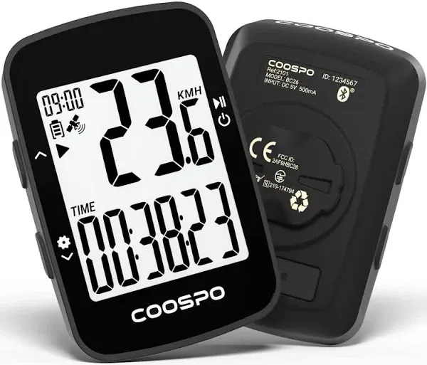 Coospo Bc26 Wireless Bike Computer GPS Speedometer Odometer Bluetooth5.0 App Sync Waterproof Road Bike Mtb Bicycle