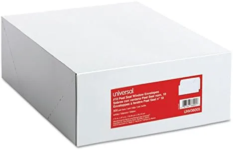 Universal Peel Seal Strip Business Envelope