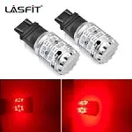 Fit for 2014-2021 Toyota Tundra LED Brake/Stop Light Bulb Canbus 3157 Light Brilliant Red -LASFIT