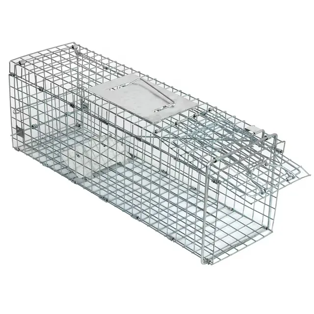 Homgarden 24inch Foldable Humane Live Animal Trap Cage