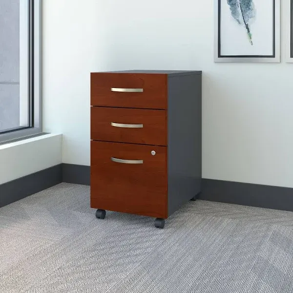 Bush Series C 3-Drawer Mobile File