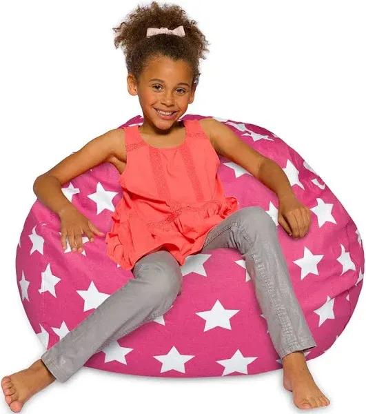 Posh Creations Bean Bag Chair for Kids Teens and Adults Includes Removable and