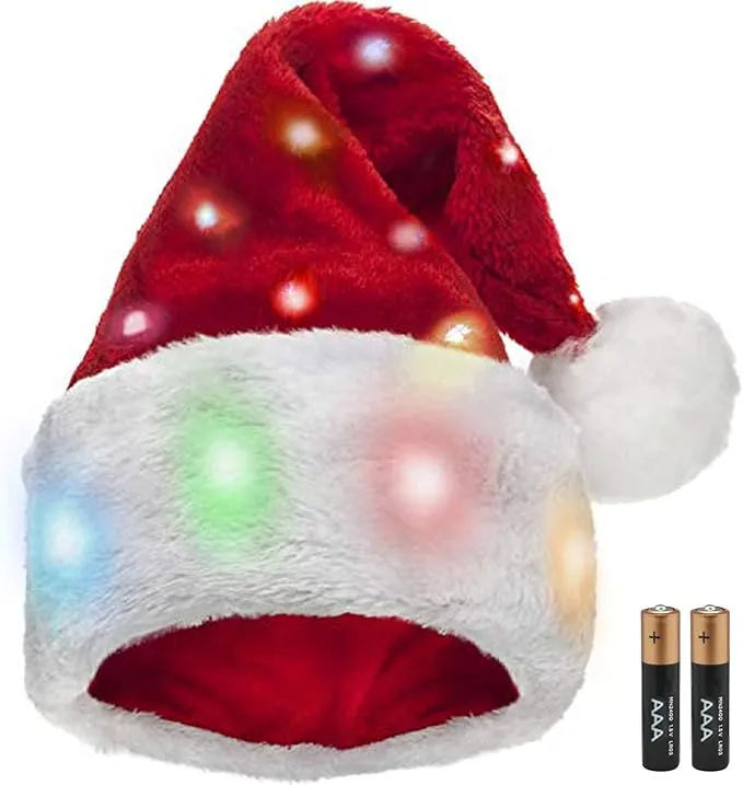 Winks Novelty Plush Santa Hat