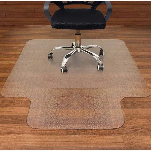 AiBOB Chair Mat for Hardwood Floor, 45 X 53 inches Desk Chair Mat for Wood and Tile Floors, Protection Mats for Office and Home, Easy Glide for Chairs