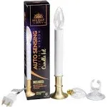 Window Candles Kit - Pack of 6-9-inch-Tall Candle with Built-in Auto Sensor,