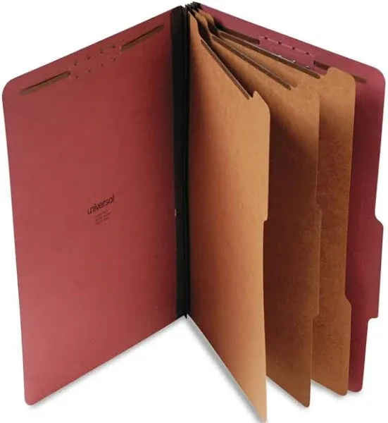 Universal Eight-Section Pressboard Classification Folders