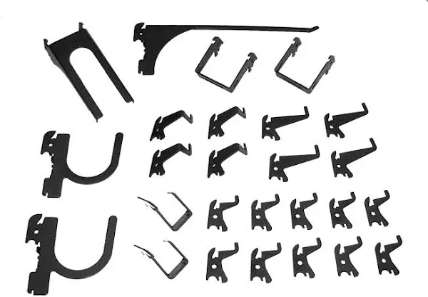 Wall Control Slotted Metal Pegboard Hook Kit