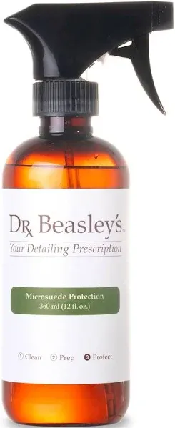 Dr. Beasley's - I34D12 Microsuede Protection - 12 oz, Preserves Look and Feel of Fabric, Instant Bonding Coating, 2+ Years of Protection