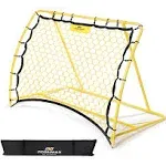 PodiuMax Portable Soccer Trainer, Rebounder Net with Adjustable Angle | Perfect for Team and Solo Training