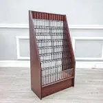 FixtureDisplays Literature Rack Brochure Holder Leaflet Coupon Stand 1453Red