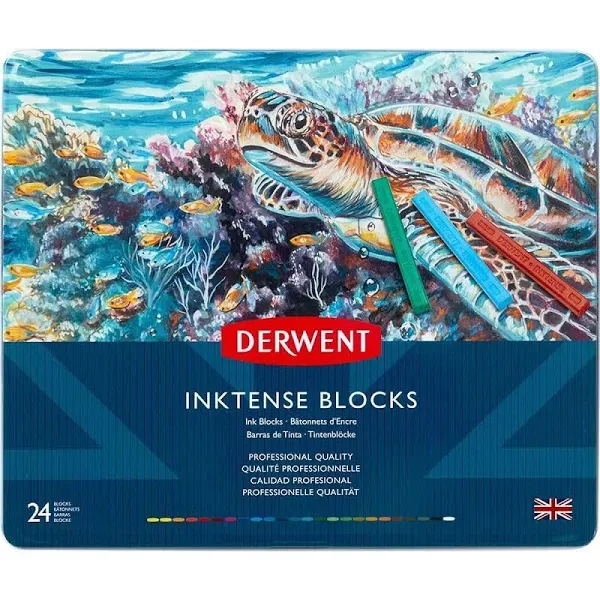 Derwent Inktense Colour Block Tin of 36