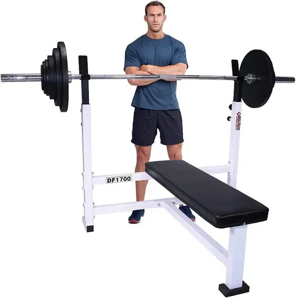 DF1700 Flat Olympic Weight Bench by Deltech Fitness