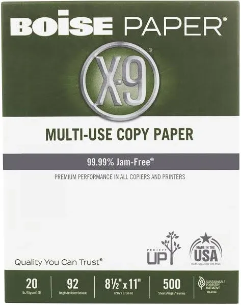 Boise X-9 Multi-Use Copy Paper