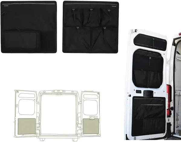 VanEssentials Ram ProMaster Rear Door Storage Panels