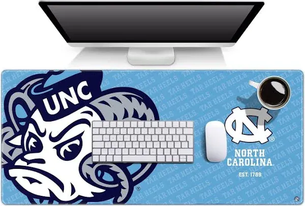 YouTheFan 1900492 35.4 x 15.7 in. North Carolina Tar Heels Logo Series Desk Pad