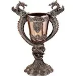 Design Toscano Shadowcrested Tomb Guardians Dragon Chalice