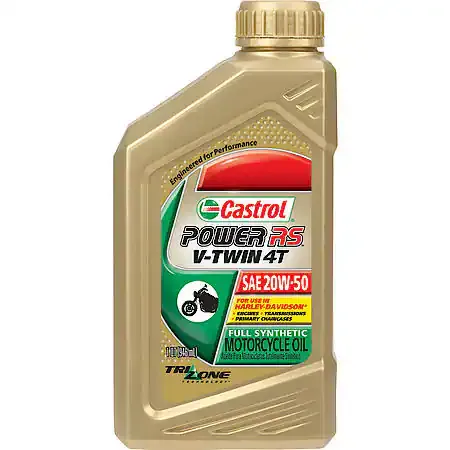 Castrol Power 1 Racing 4T Motorcycle Oil 1 qt 20W50 6116