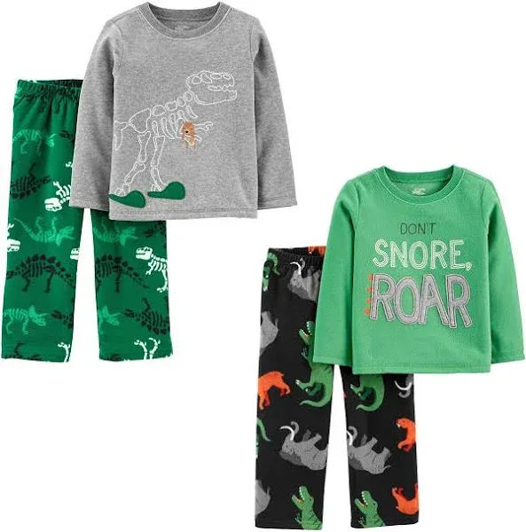 Toddlers' Simple Joys by Carter's Boys 4-Piece Pajama Set