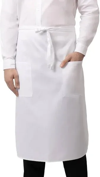 Chef Works Unisex Two Pocket Bistro Apron