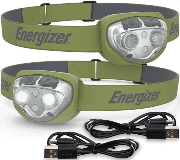 Rechargeable LED Headlamp Pro400, IPX4 Water Resistant, High-Powered Bright LED,