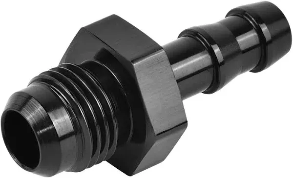 EVIL ENERGY 6AN Male to 5/16&#034; Barb Push on Fitting Adapter Aluminum