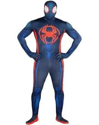 Spider-Verse 2 Adult Miles Morales Zentai Suit Costume