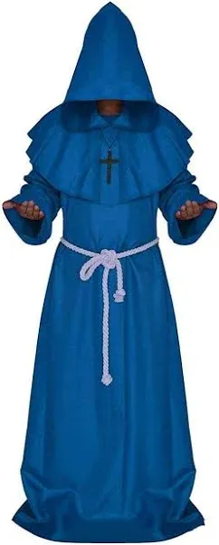 Monk Robe Priest Robe Halloween Cosplay Costume Cloak