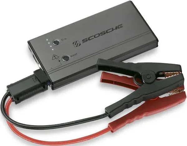 Scosche, 300 amps, 4-6 cylinder, portable jump starter battery pack, Booster