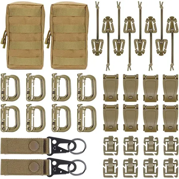 Coyote Tan Molle Backpack Attachments Kit