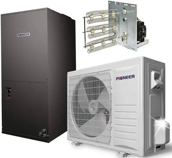 Pioneer 36,000 BTU 18 SEER Ducted Central Split Air Conditioner Heat Pump System