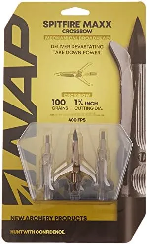 New Archery Products Nap Spitfire Maxx 100 X-Bow Tt 4-Pack