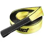 sumpluct Recovery Tow Strap 2in x 20ft Heavy Duty 20,000 lbs Break Strength, Use for Emergency Towing Rope, Tree Saver, Winch Strap, Triple Reinforced