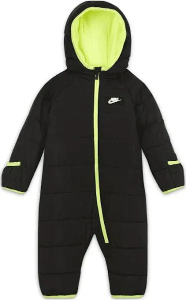 NIKE BABY SNOWSUIT BLUE FLEECE ONE PIECE 3M EX/CON